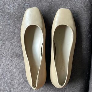 Everlane Womens The 90’s Flat Square Toe Ballet Beige Tan 7.5